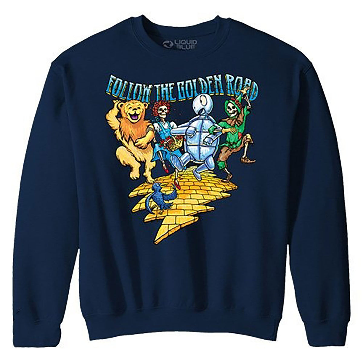 Grateful Dead Golden Road Fleece Sweatshirt Front