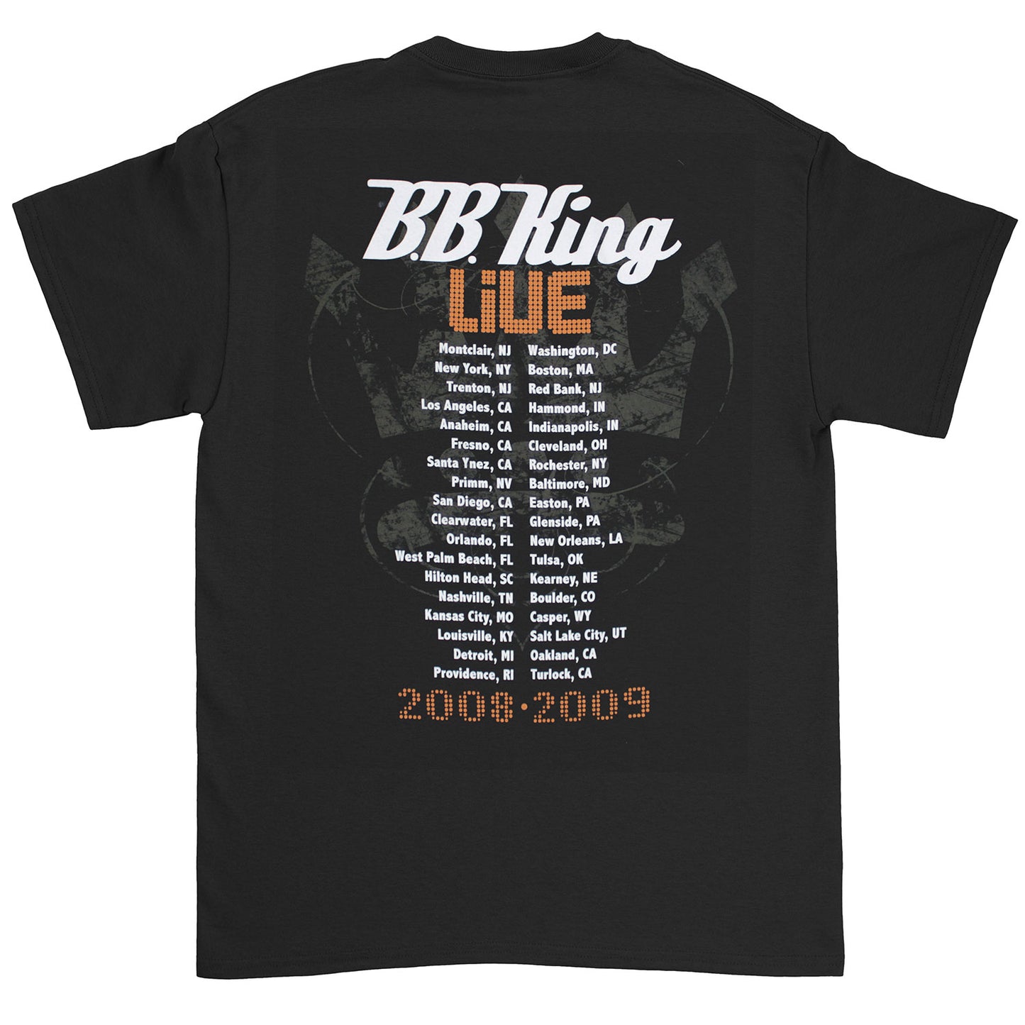 Original Live 2008 - 2009 tour Concert T-shirt