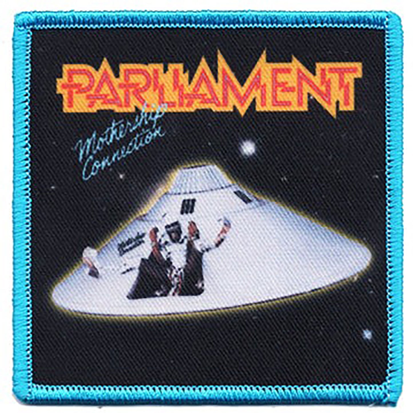 George Clinton & Parliament Funkadelic George Clinton Mothership Embroidered Patch Front