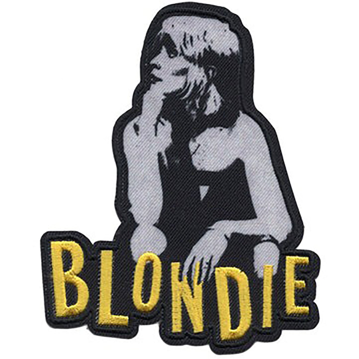 Blondie Stencil Poster Embroidered Patch Front