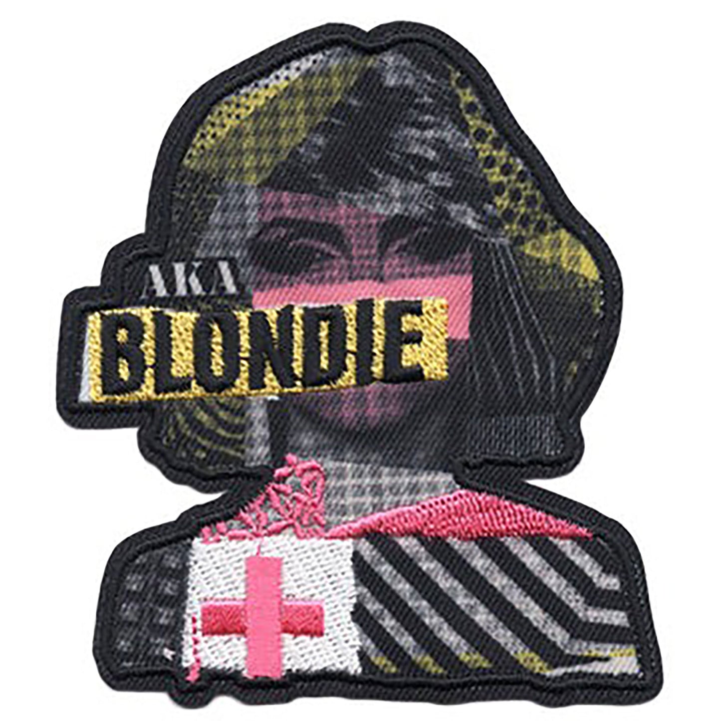 Blondie Collage Embroidered Patch Front