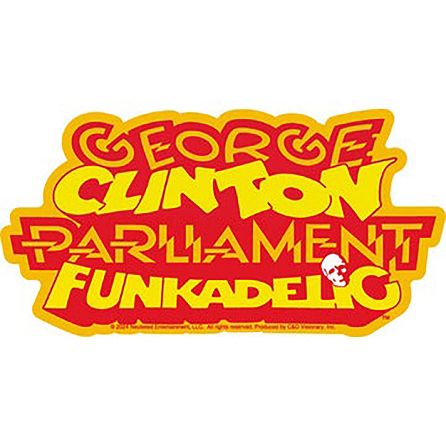 George Clinton & Parliament Funkadelic George Clinton Parliament Funkadelic Sticker Front