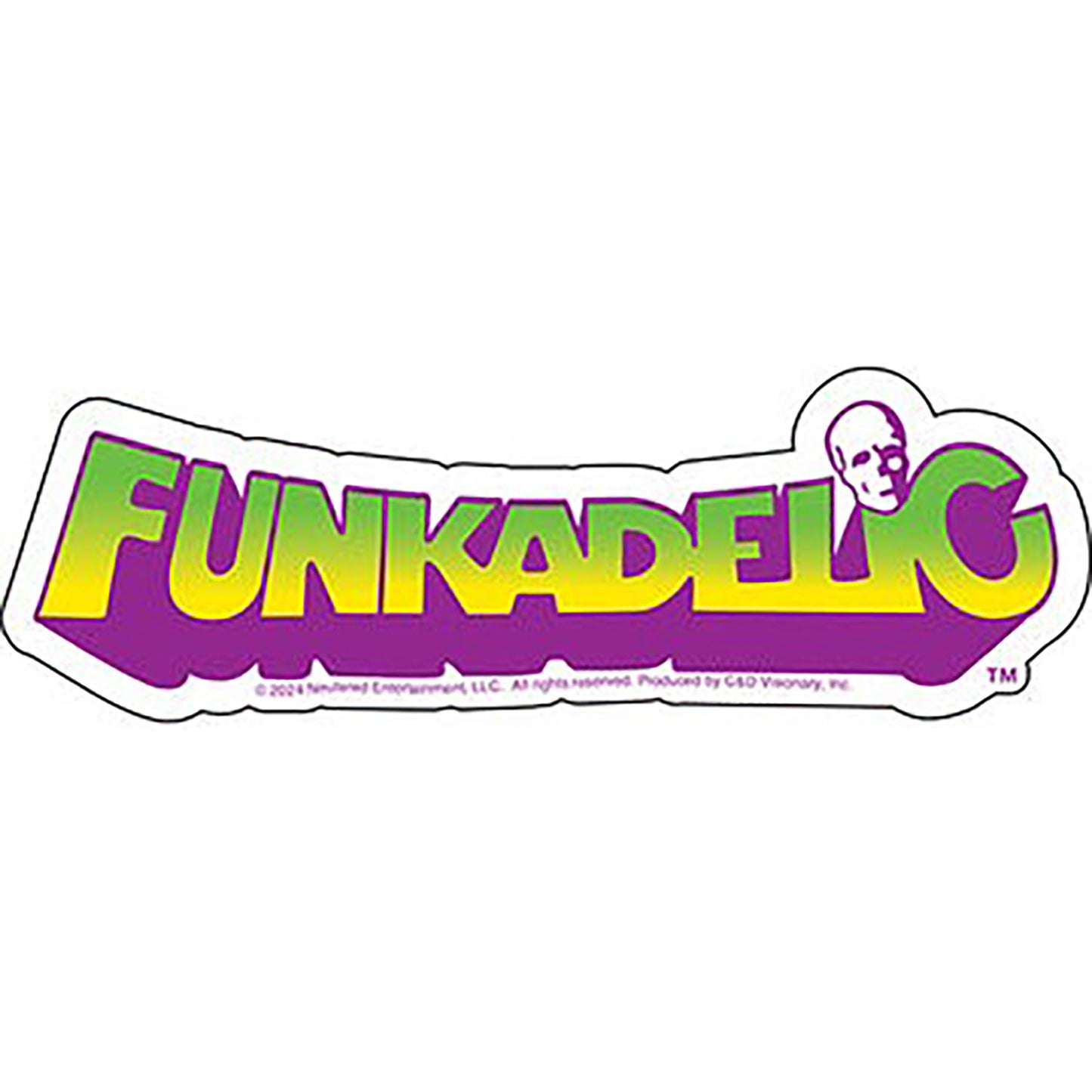 George Clinton & Parliament Funkadelic George Clinton Funkadelic Sticker Front