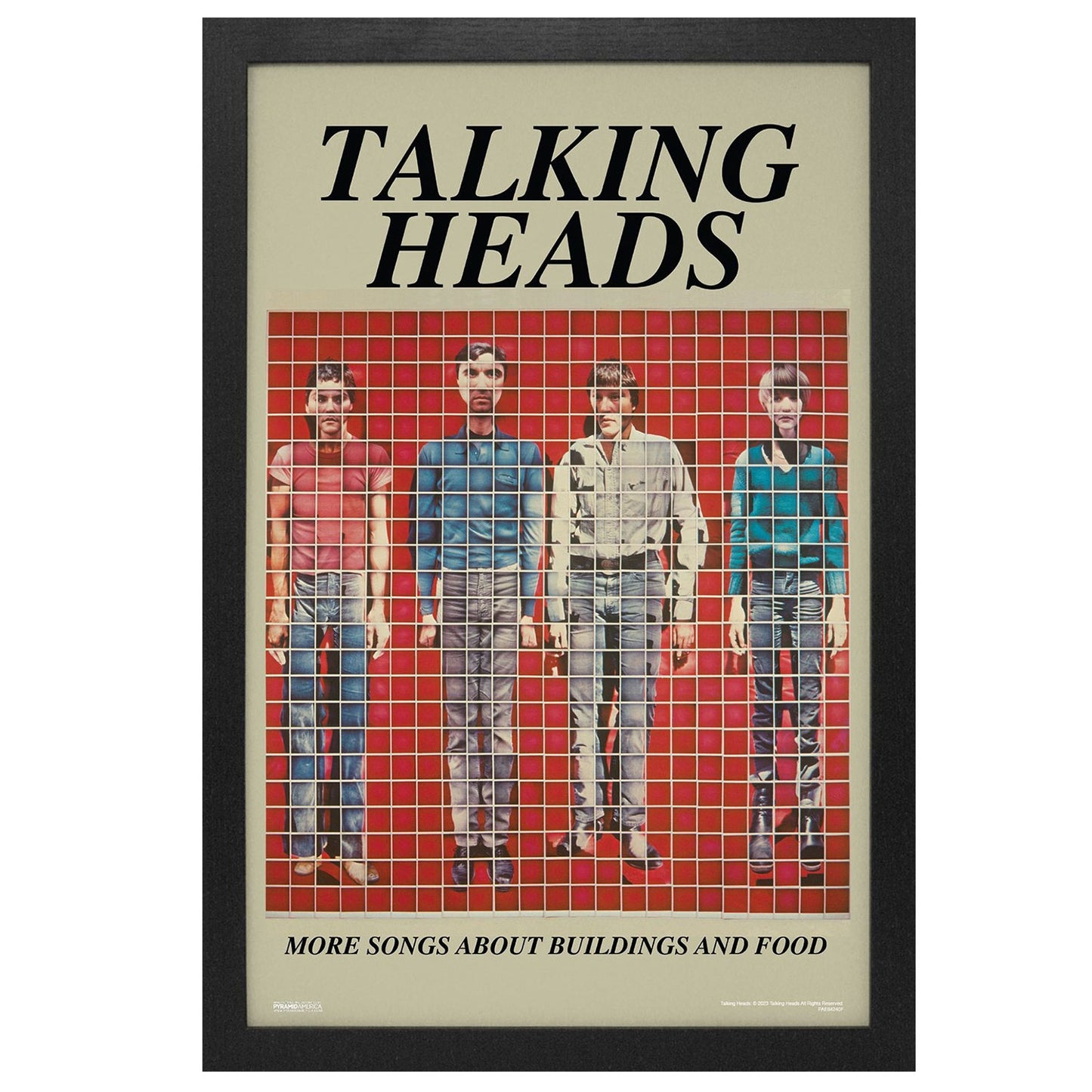 Talking Heads More Songs Framed Wall Art Front