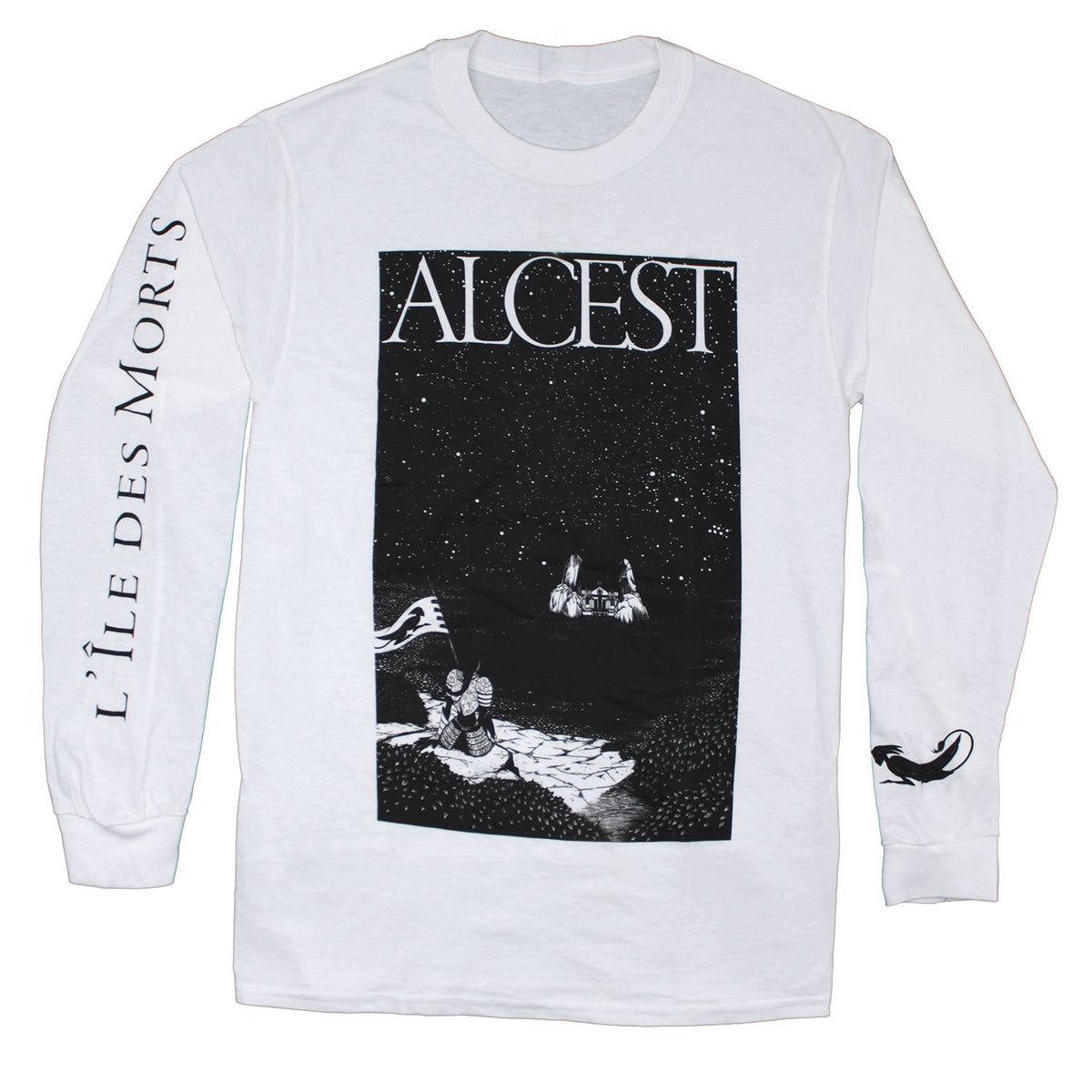 Alcest Island Long Sleeve (White) Long Sleeve Front