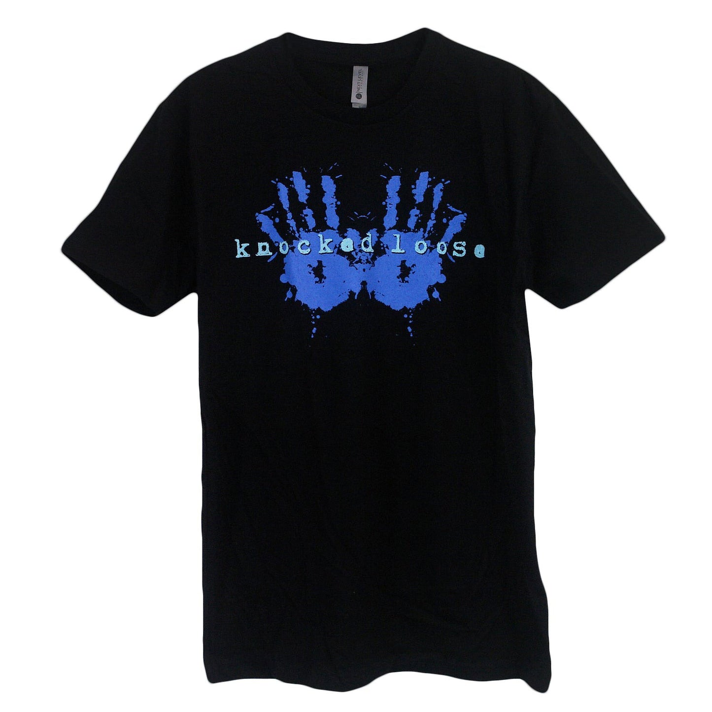 Knocked Loose Hands (Blue Print) Black T-shirt Front