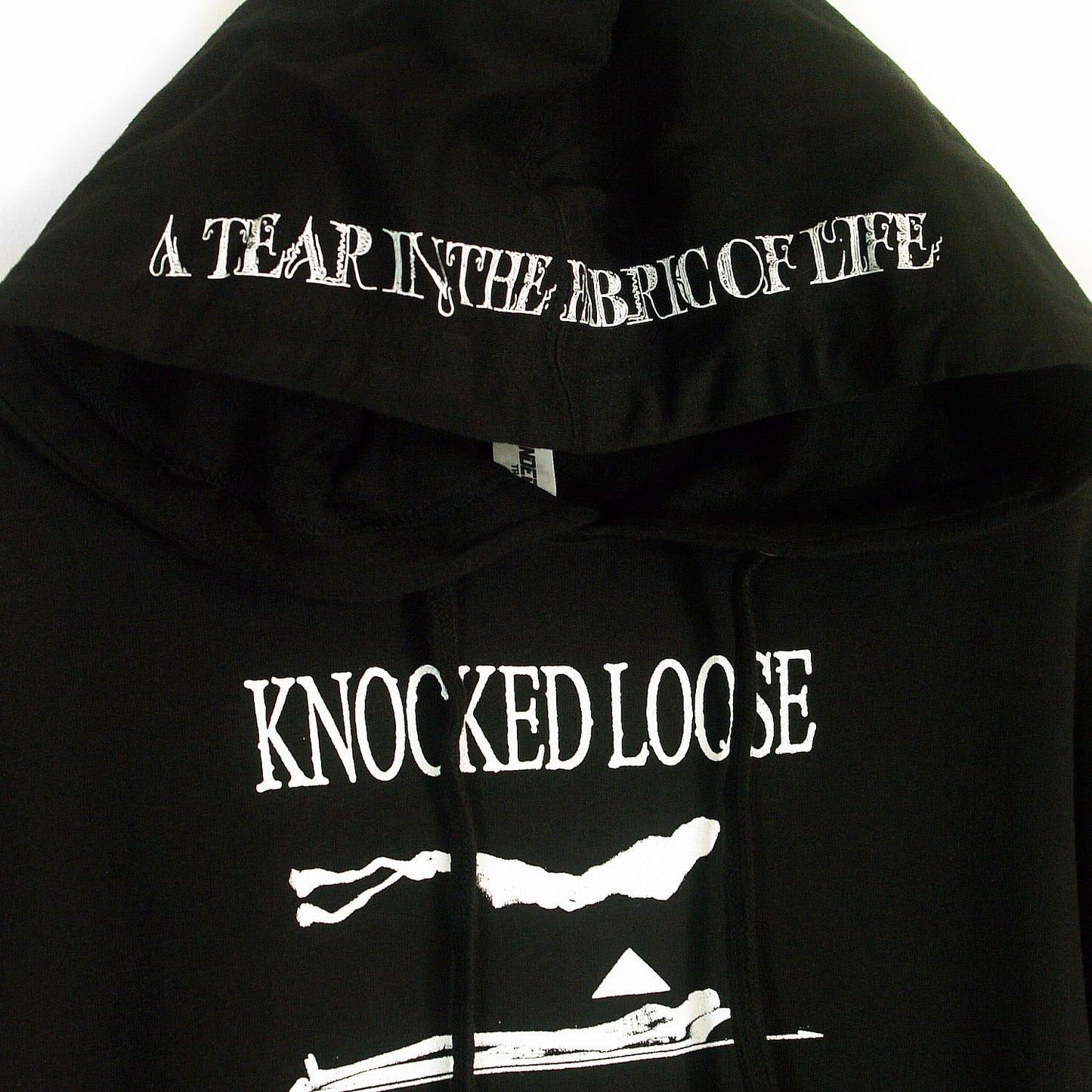 Knocked Loose Levitate Black - Pullover Hooded Sweatshirt Back