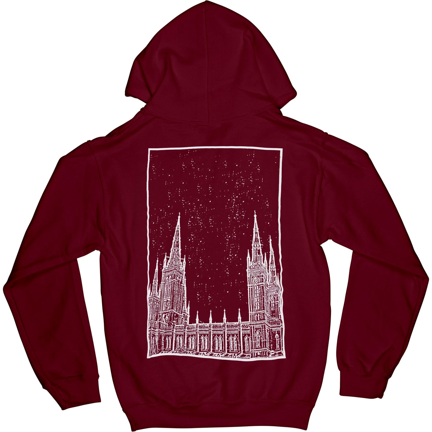 Knocked Loose Church - Pullover Hooded Sweatshirt Back