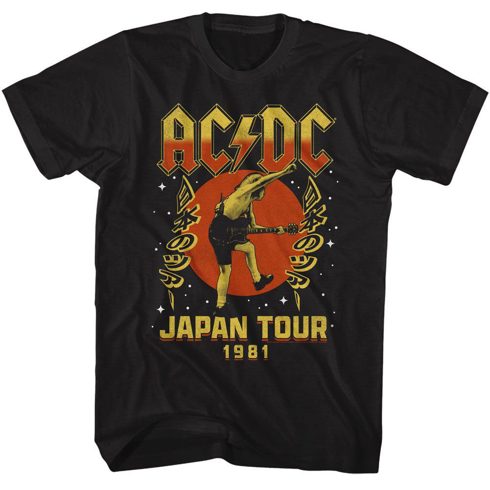 AC/DC Japan Tour 1981 T-shirt Front