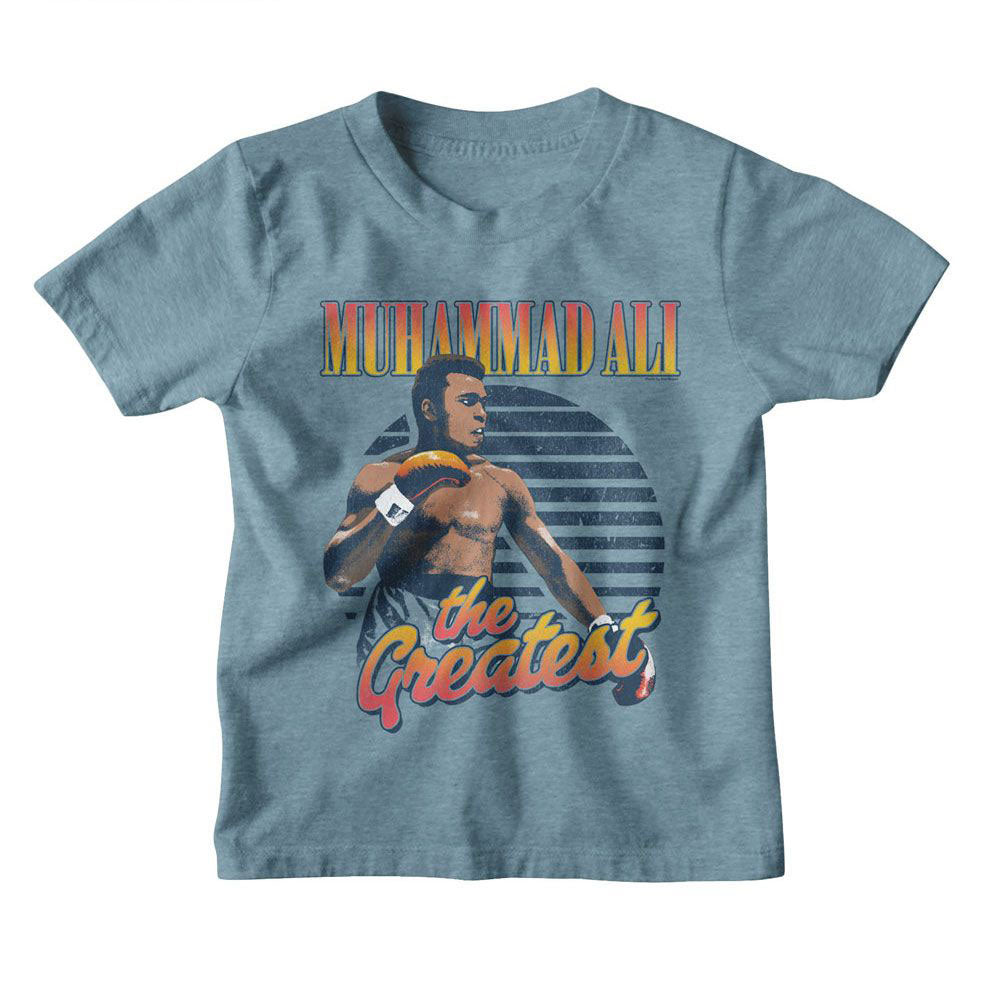 Muhammad Ali Greatest Gradients Kids Childrens T-shirt Front