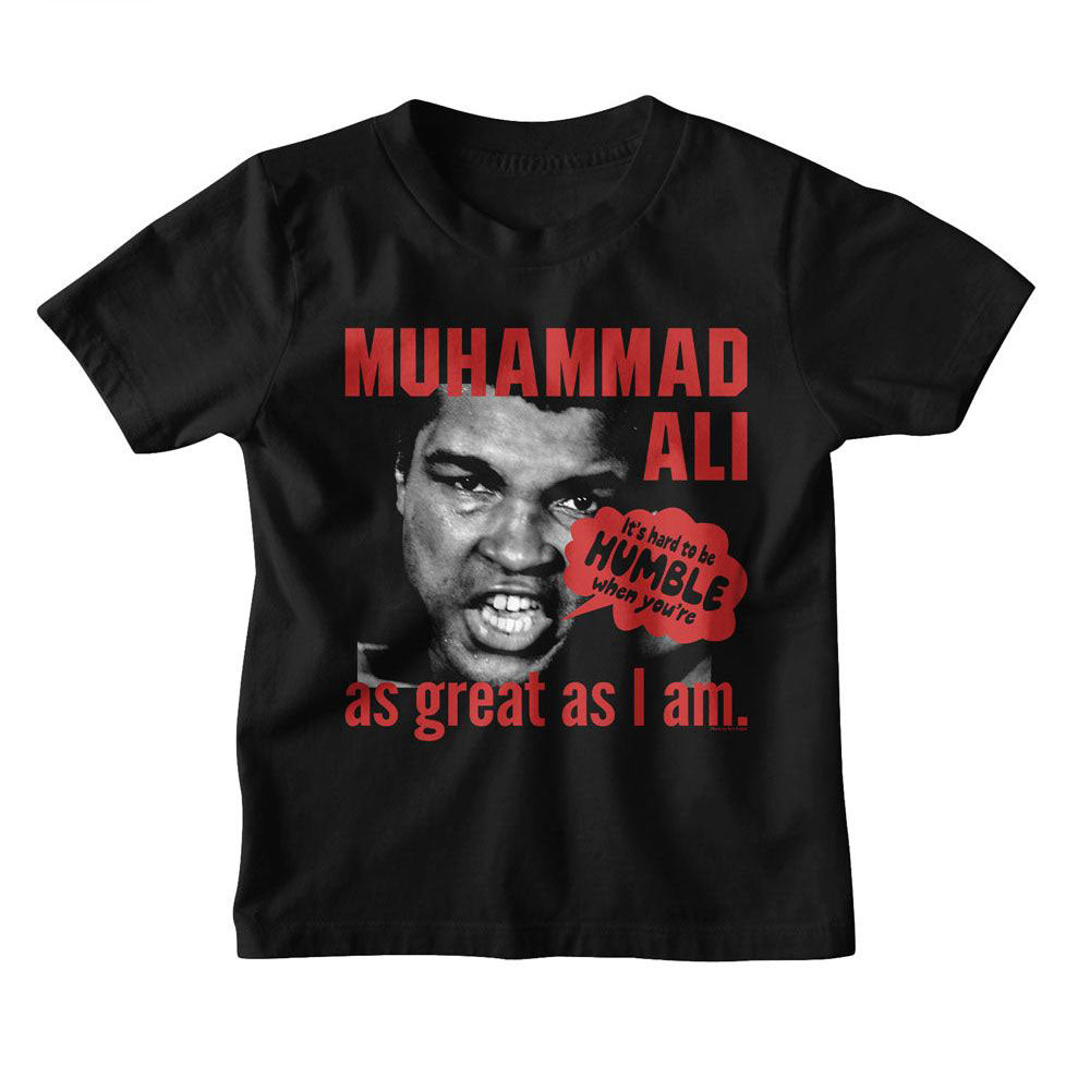 Muhammad Ali Hard To Be Humble Kids Childrens T-shirt Front