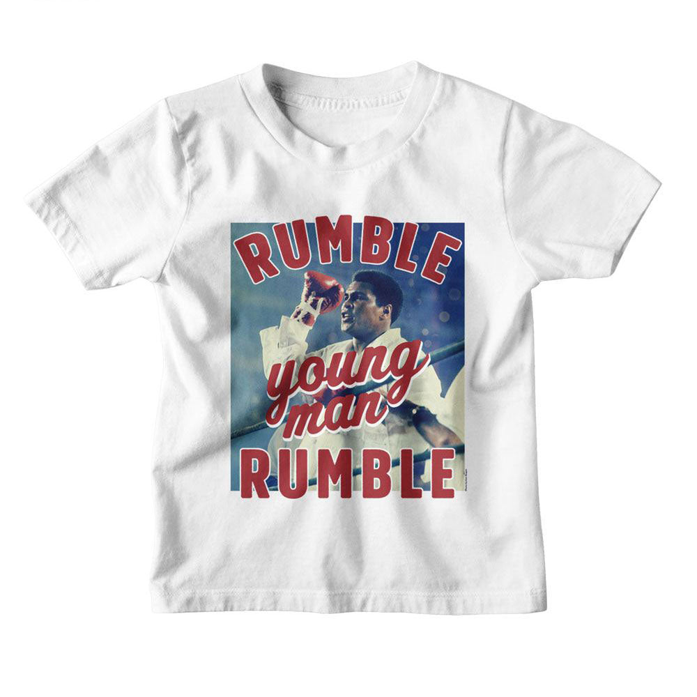 Muhammad Ali Rumble Young Man Kids Childrens T-shirt Front