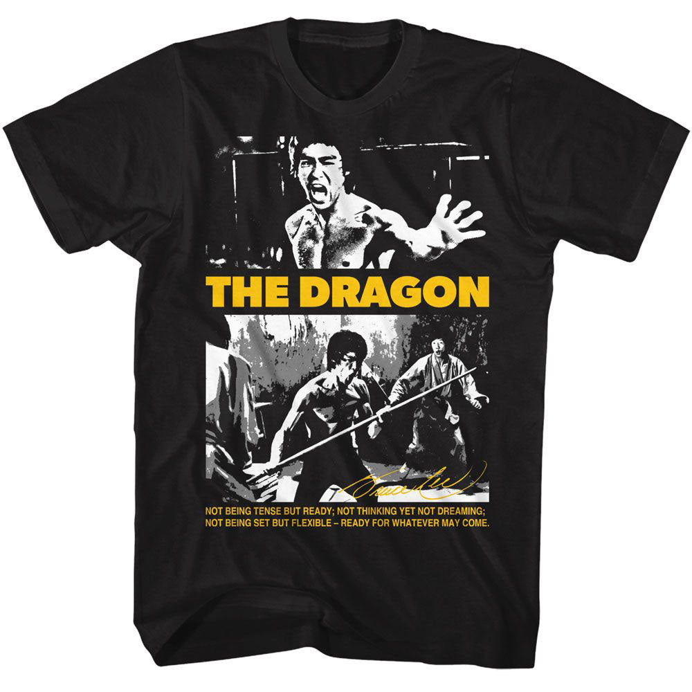 Bruce Lee Ready For Whatever T-shirt Front
