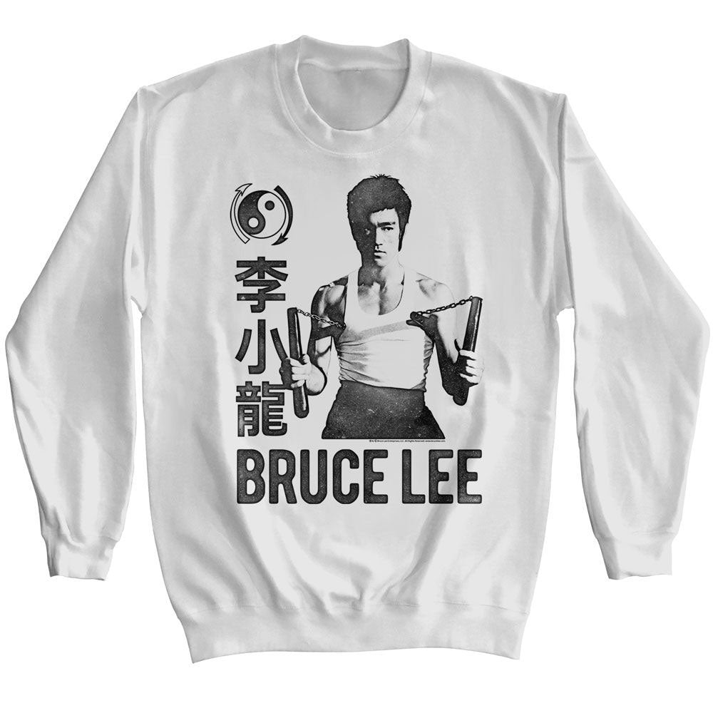 Bruce Lee Monochrome Stacking Sweatshirt Front