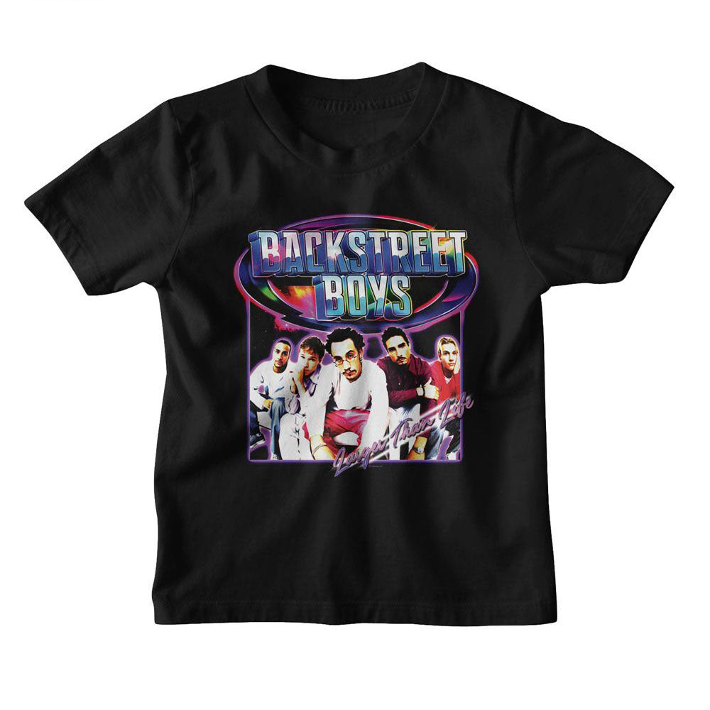 Backstreet Boys Bsb Y2k Rainbow Shine Kids Childrens T-shirt Front