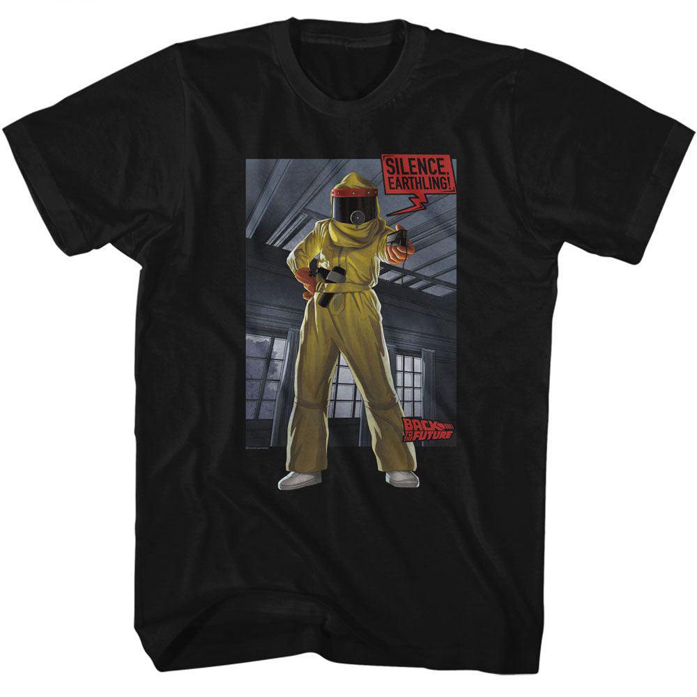 Back To The Future Bttf Silence Earthling T-shirt Front