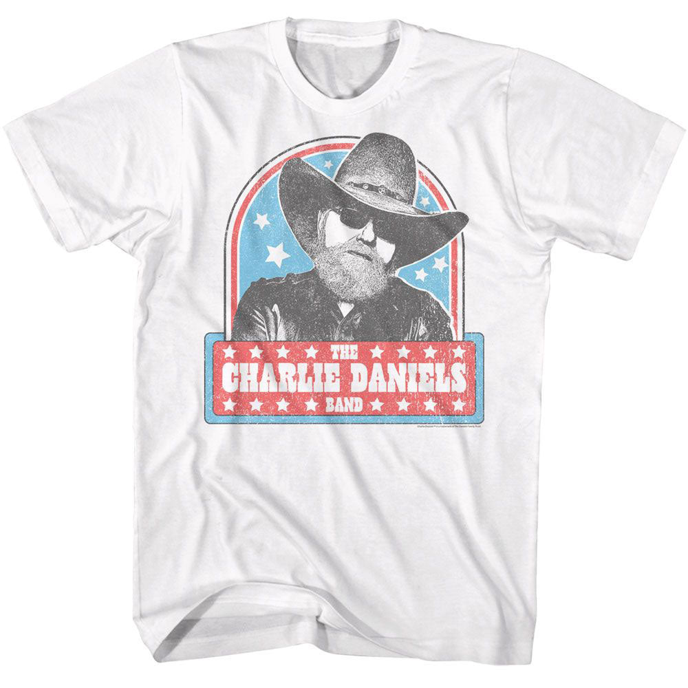 Charlie Daniels Band Cdb Vintage Stars T-shirt Front