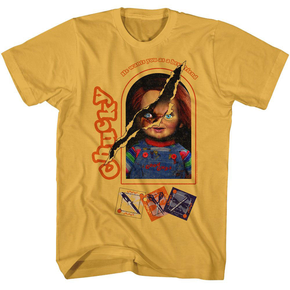 Chucky 2 Sides Box T-shirt Front