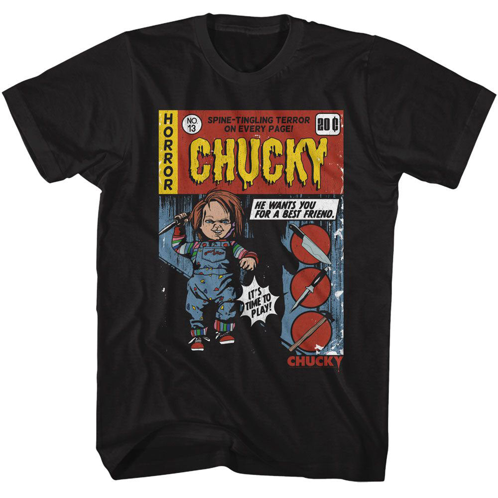 Chucky Comic T-shirt Front