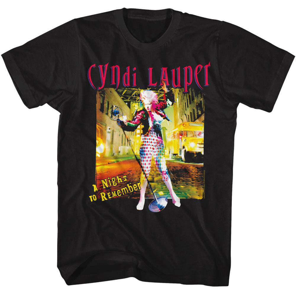 Cyndi Lauper A Night To Remember T-shirt Front