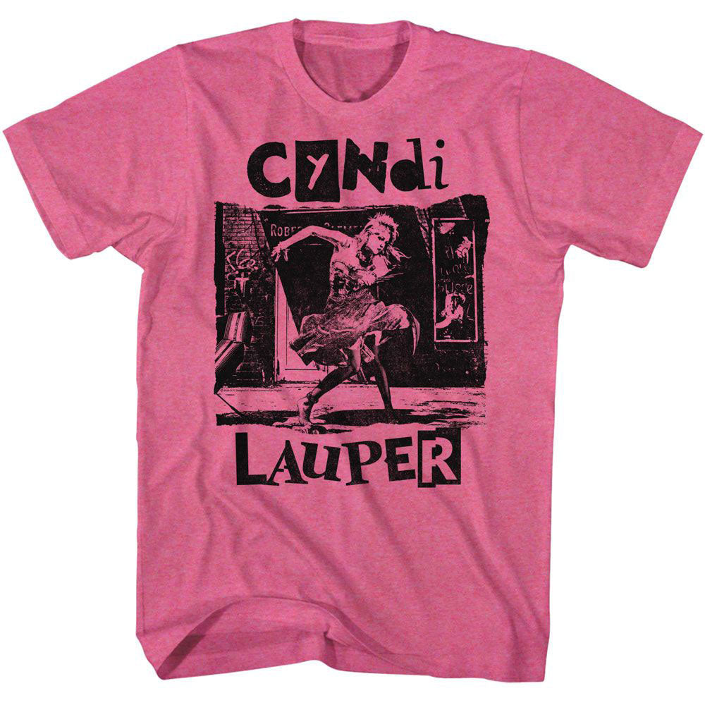 Cyndi Lauper Torn Note Dance T-shirt Front