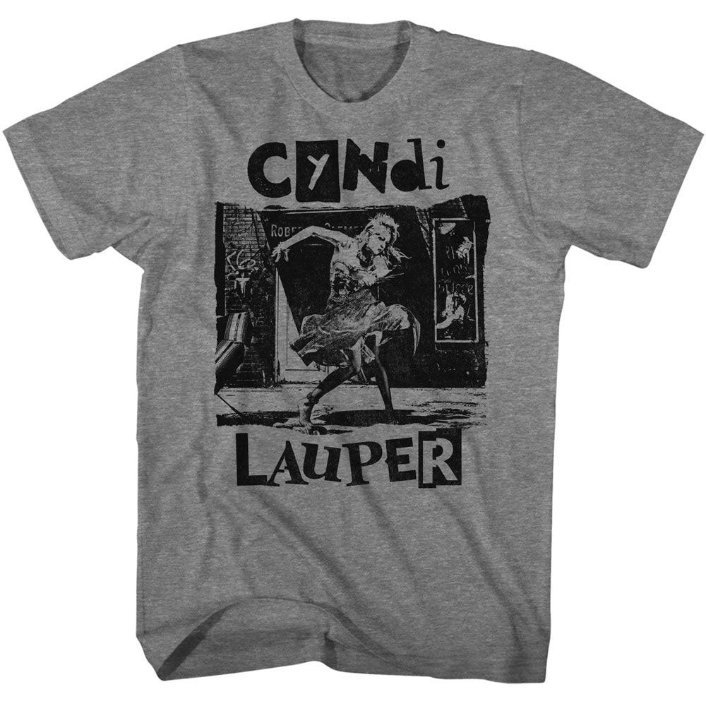 Cyndi Lauper Torn Note Dance T-shirt Front