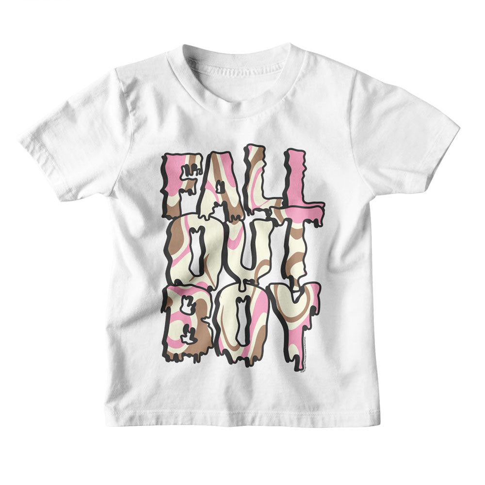 Fall Out Boy Fob Neapolitan Logo Kids Childrens T-shirt Front