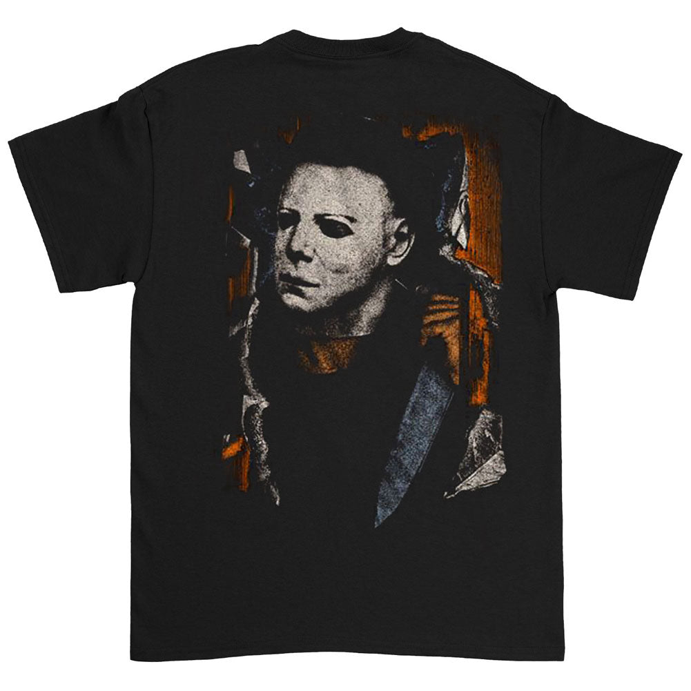Halloween Michael Break Through Front And Back T-shirt Back