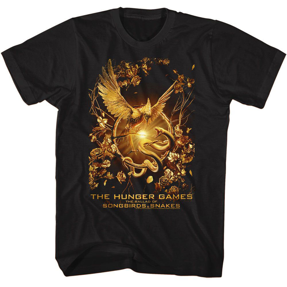 Hunger Games Songbird Snakes Poster T-shirt Front