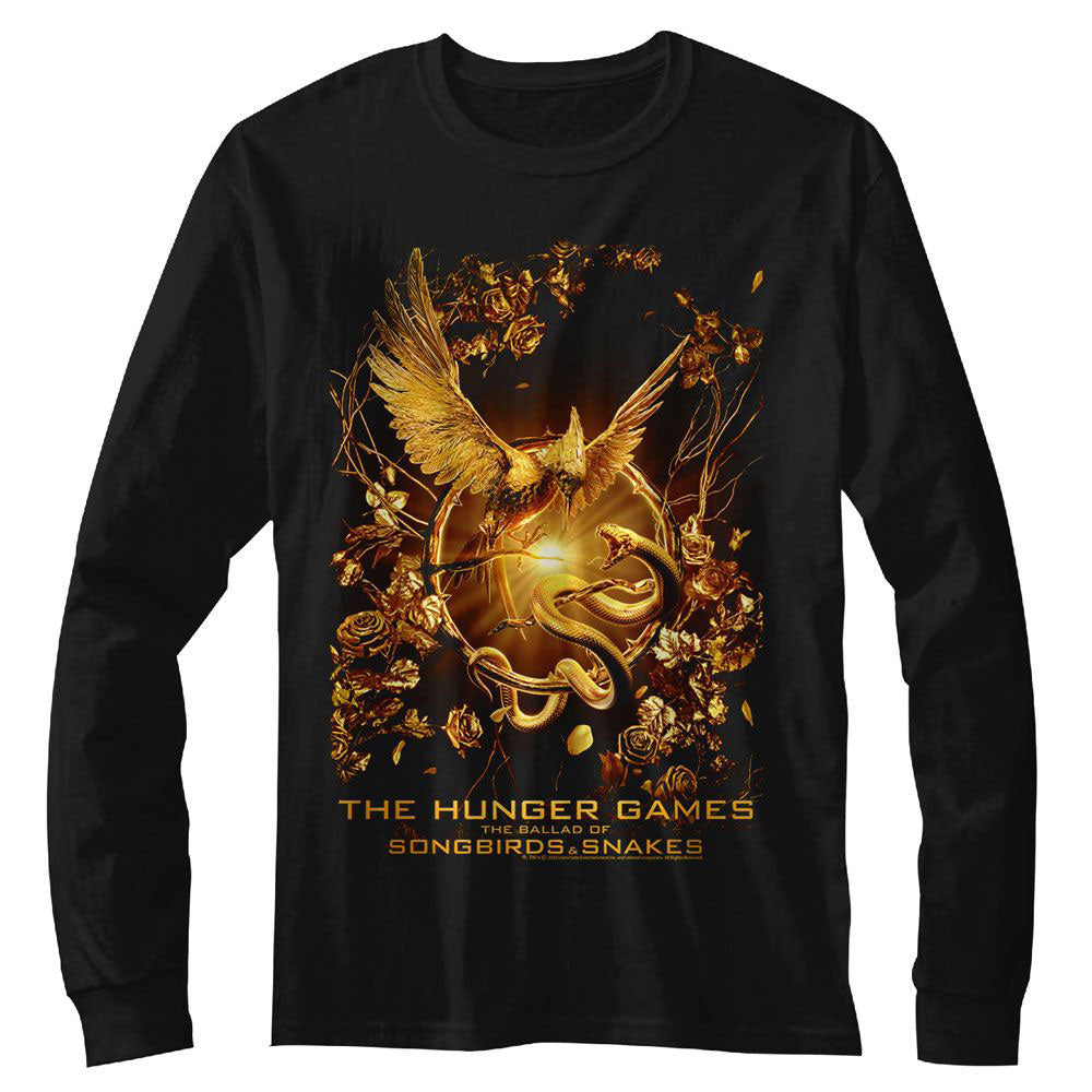 Hunger Games Songbird Snakes Poster Long Sleeve Front