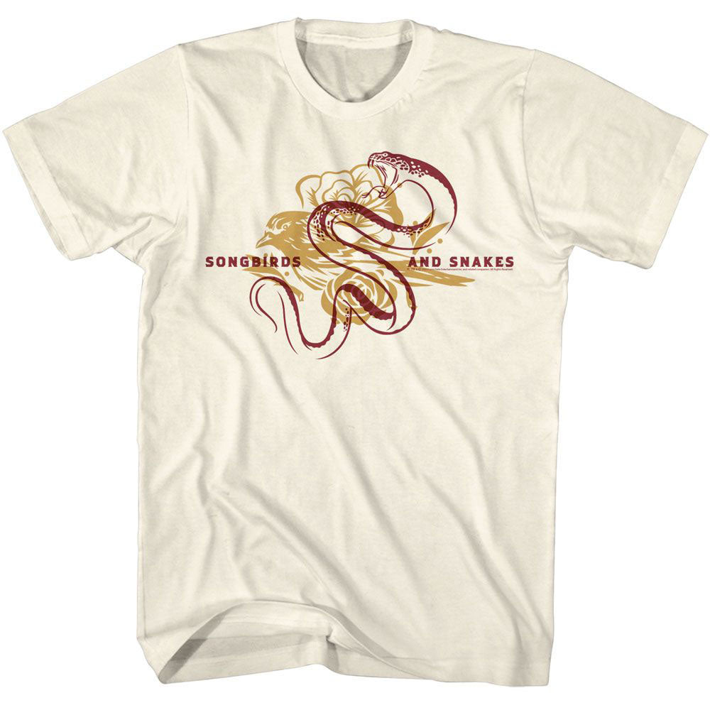 Hunger Games Bird And Snake Overlay T-shirt Front