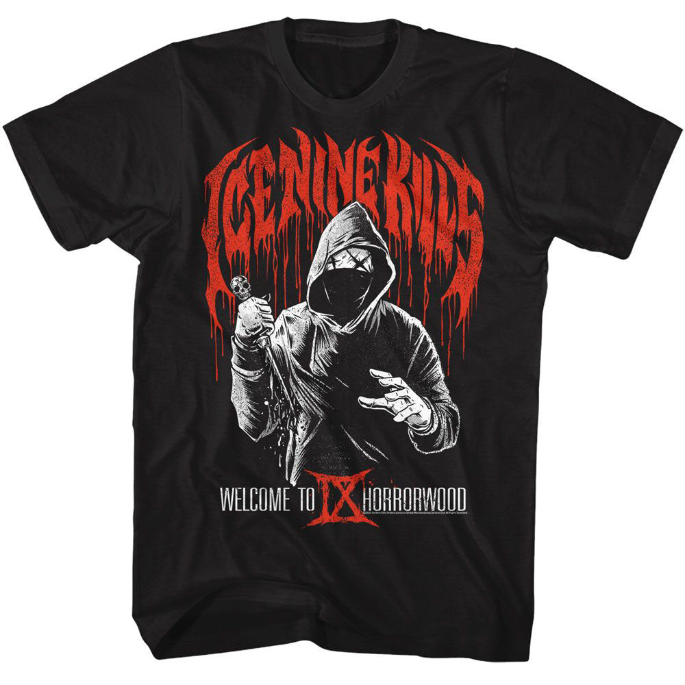 Ice Nine Kills Welcome Horrorwood T-shirt Front