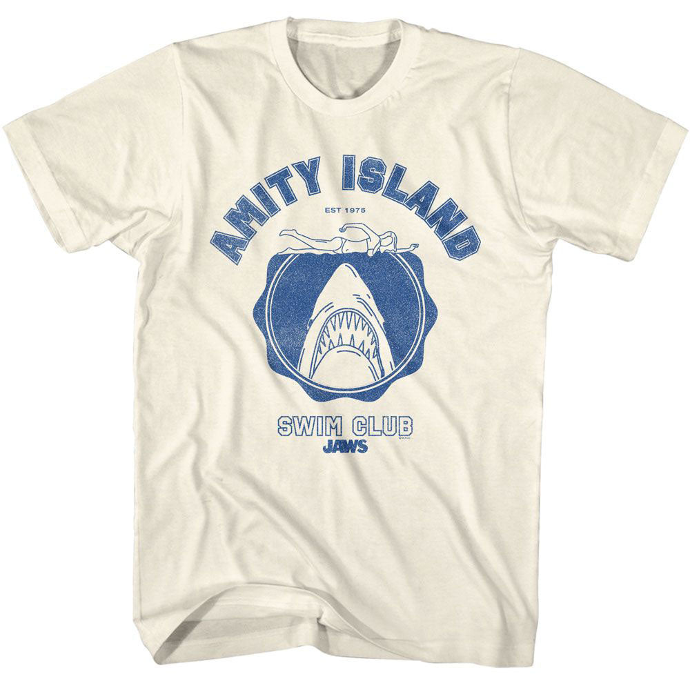Jaws Amity Island Swim Club T-shirt Front
