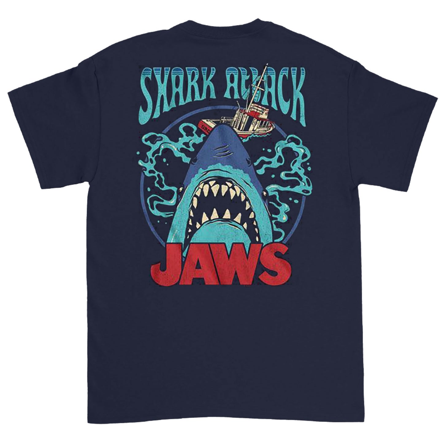 Jaws Name T-shirt Back