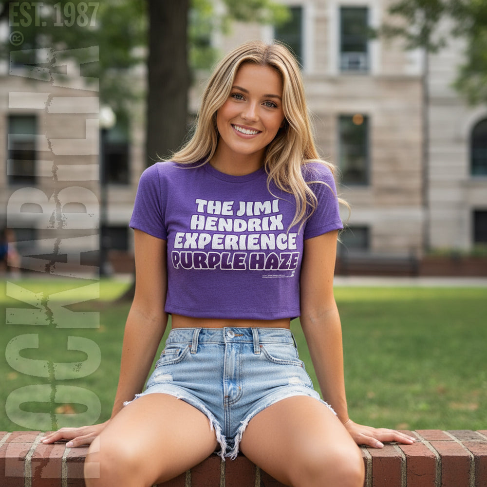 Jimi Hendrix Purple Haze Junior Top
