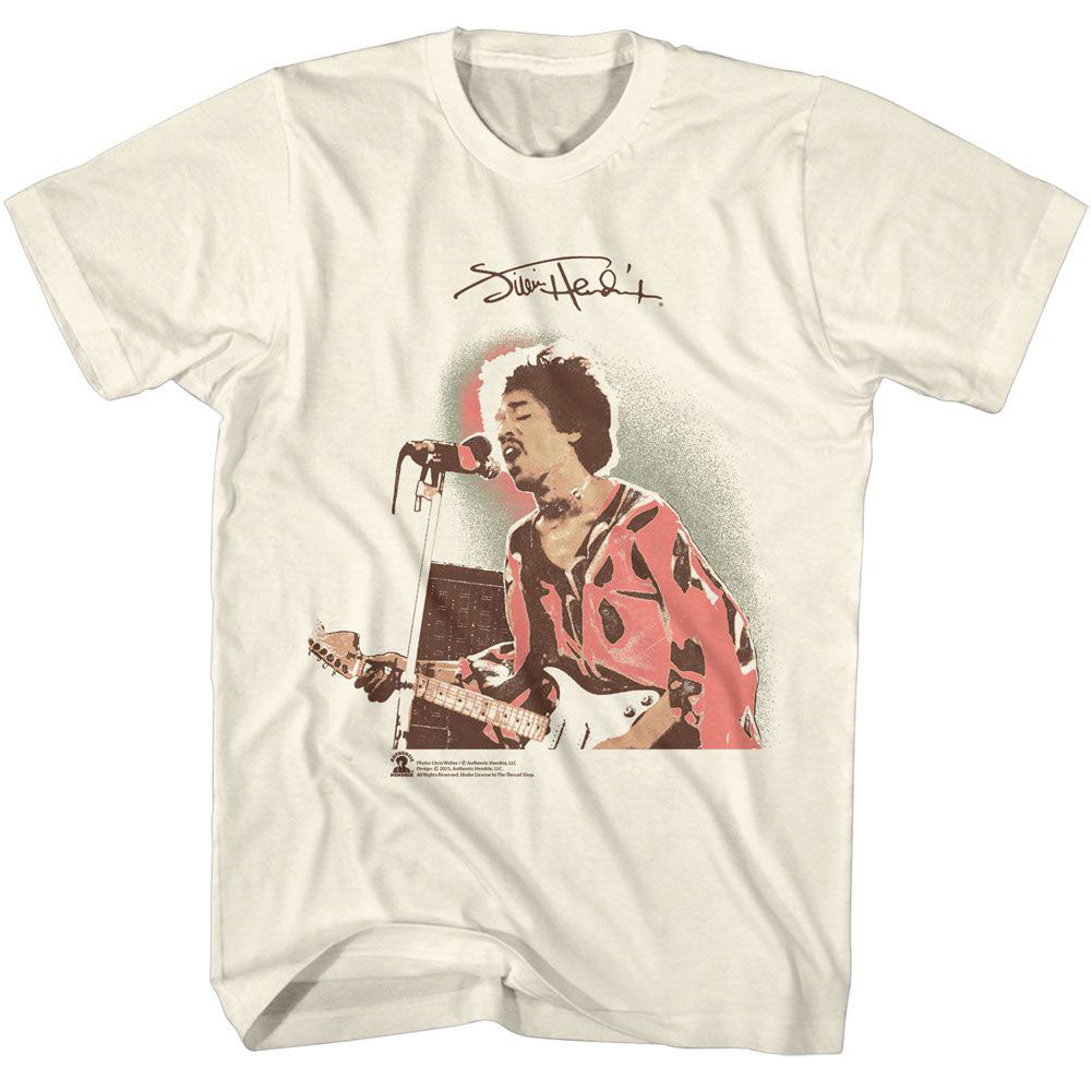 Jimi Hendrix Spot Light T-shirt Front
