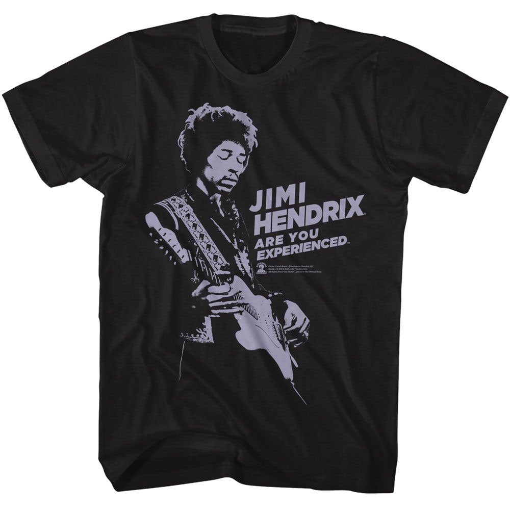 Jimi Hendrix Guitar Shadow T-shirt Front