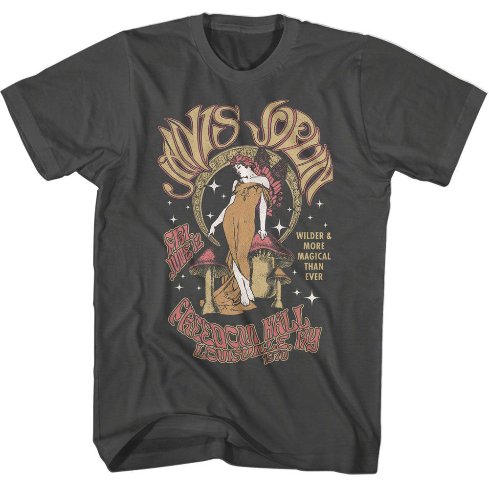 Janis Joplin Fairy And Moon T-shirt Front