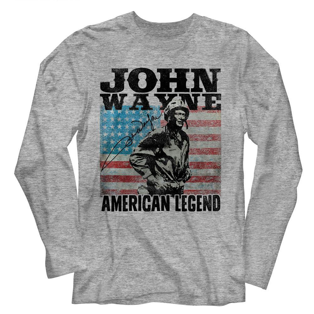 John Wayne American Legend Long Sleeve Front