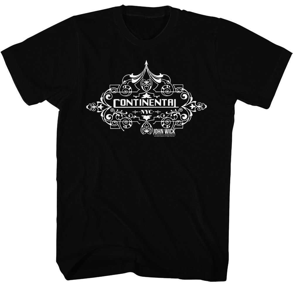 John Wick Continental Fancy Badge T-shirt Front