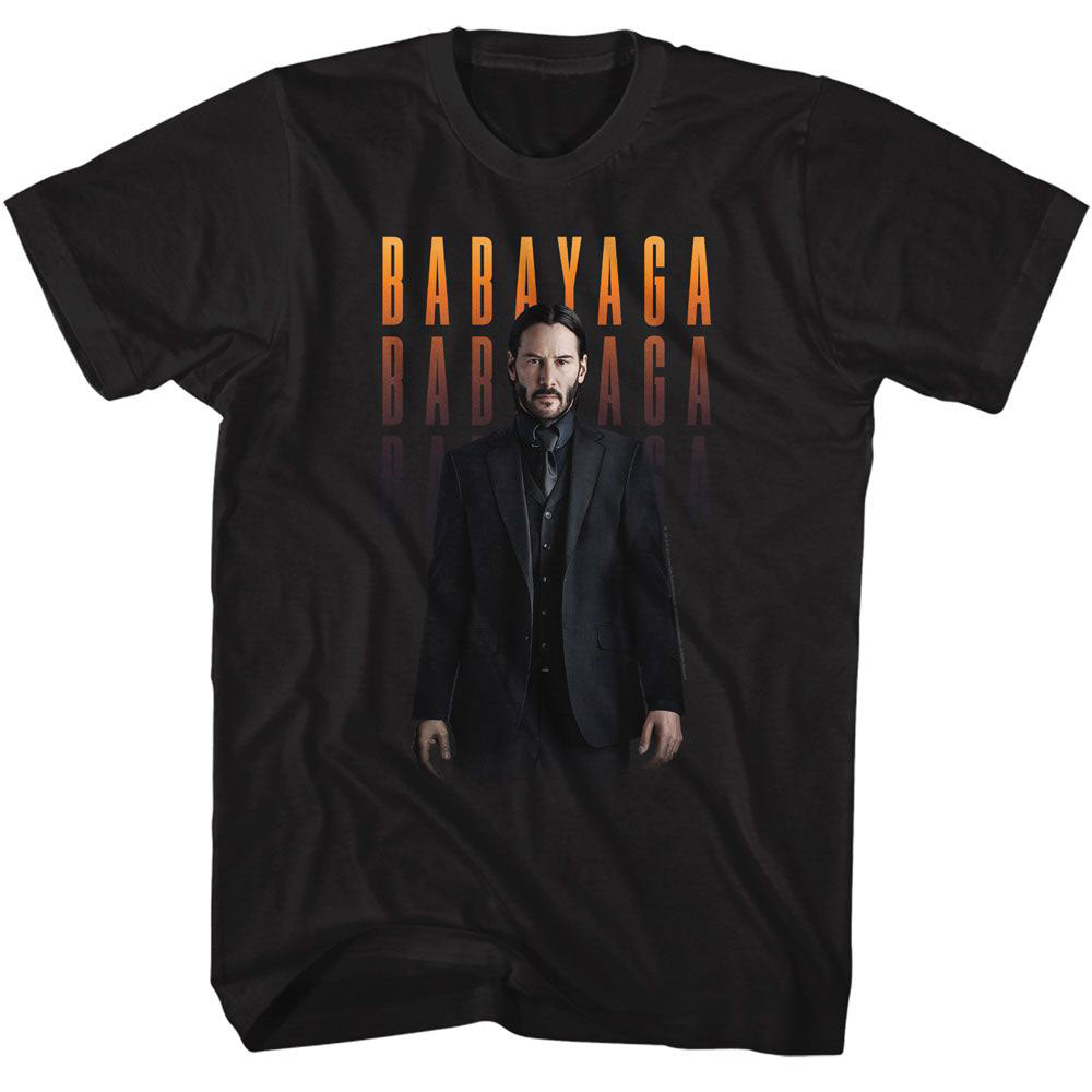 John Wick Baba Yaga No Gun T-shirt Front