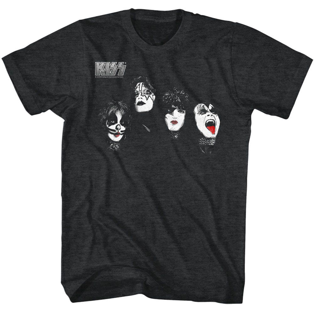 KISS Kiss Heads T-shirt Front