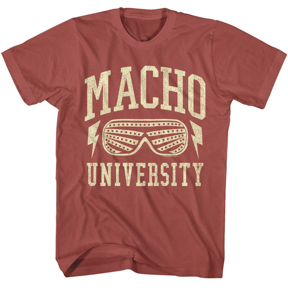 Macho Man University T-shirt Front