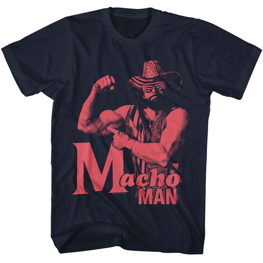 Macho Man 1c T-shirt Front