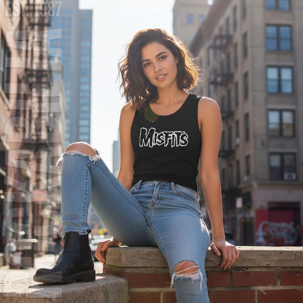Misfits Logo Womens Tank Alt 2