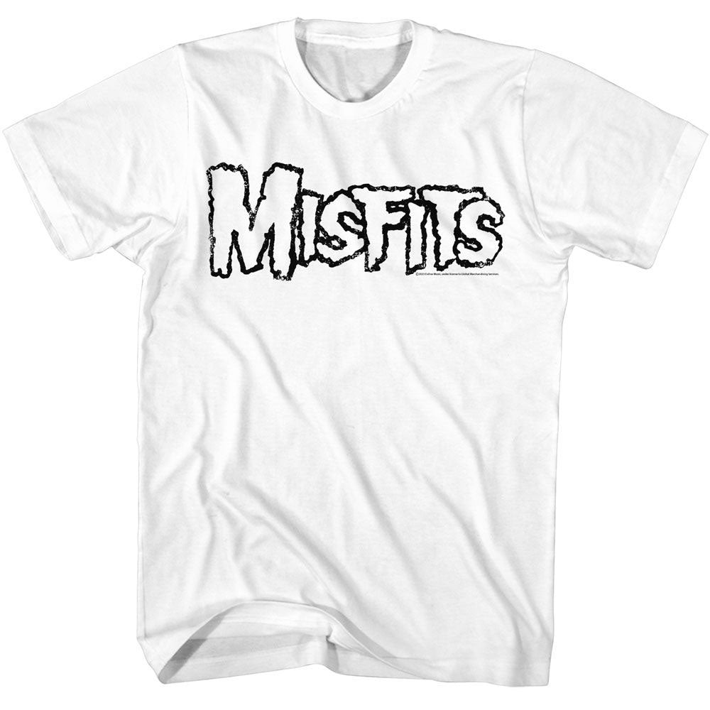 Misfits Logo Outline T-shirt Front