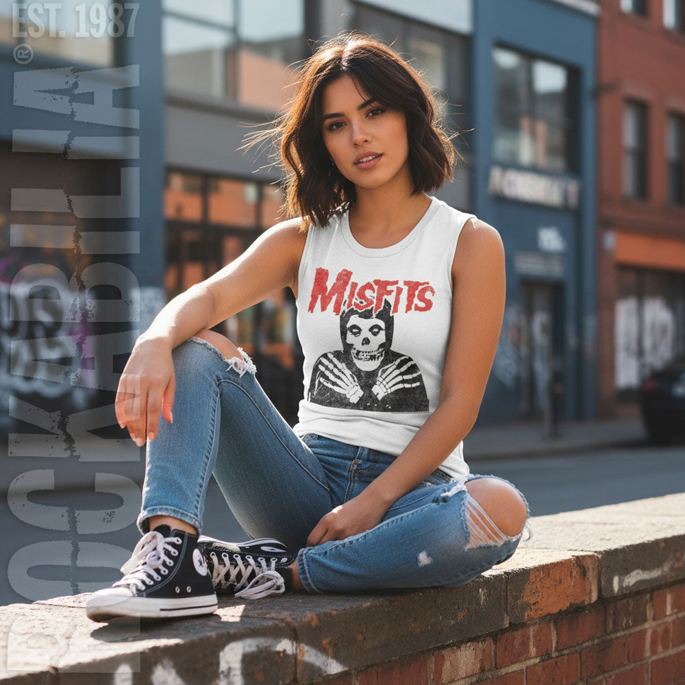 Misfits Crossed Arms Womens Tank Alt 2