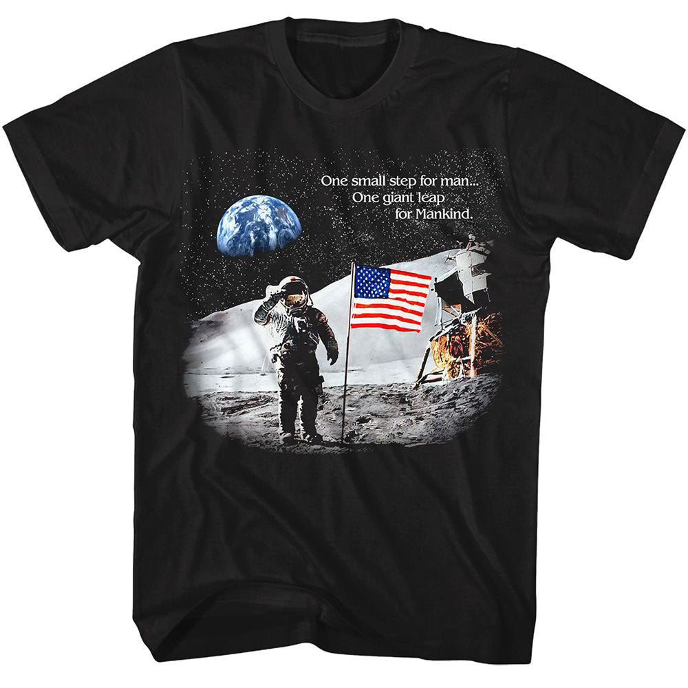 NASA Nasa One Small Step For Man T-shirt Front