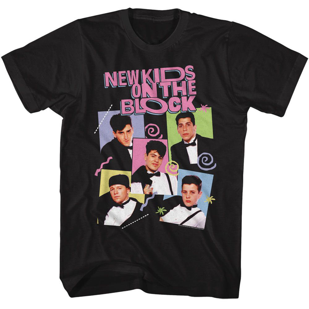 New Kids On The Block Nkotb 90s Designs T-shirt Front
