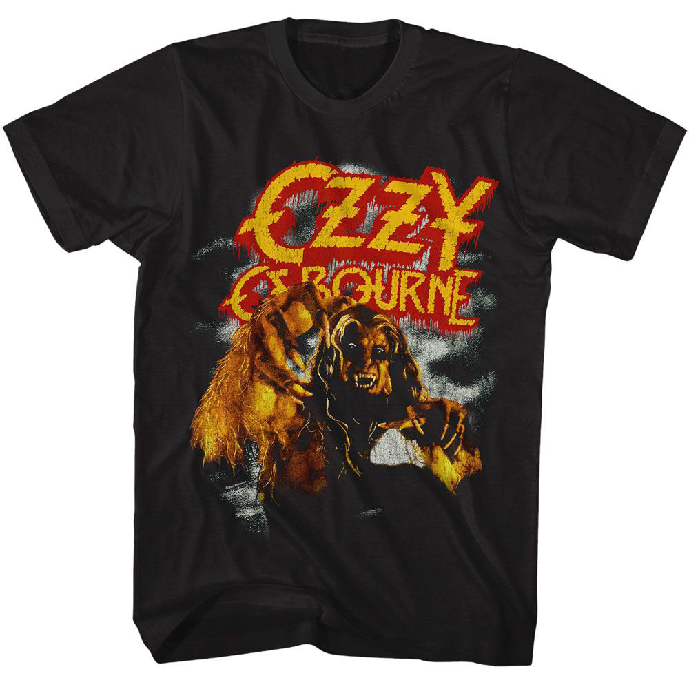 Ozzy Osbourne Ozzy Bark At The Moon Batm T-shirt Front